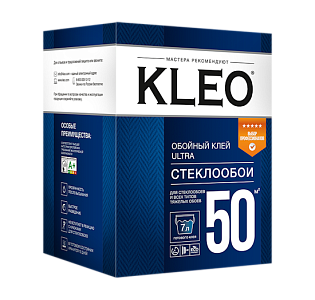 Kleo Клей Kleo Ultra стеклообои, стеклохолст